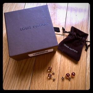 Louis Vuitton bubble earrings “two pairs”